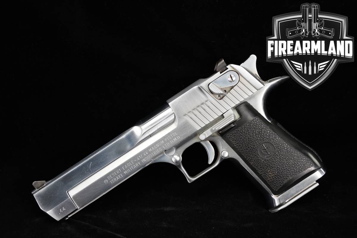 DEAGLE IMI Desert Eagle Mark I 44 Rem Mag 6" Silver MK 1 FIRST GENERATION