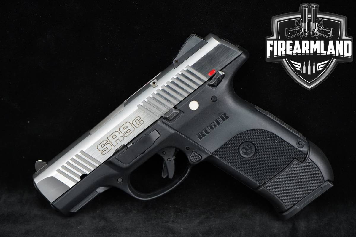 CONCEAL-CARRY Ruger SR9c 9mm 3.5" Two-Tone Defense Pistol+2 MAGS & OG CASE