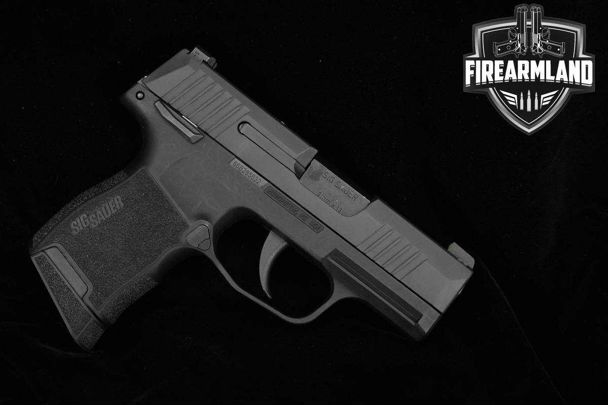Sig Sauer P365 MS 9mm 3.1" Nitron Sig-Sauer P365 P-365 +2 MAGS & ORIG CASE