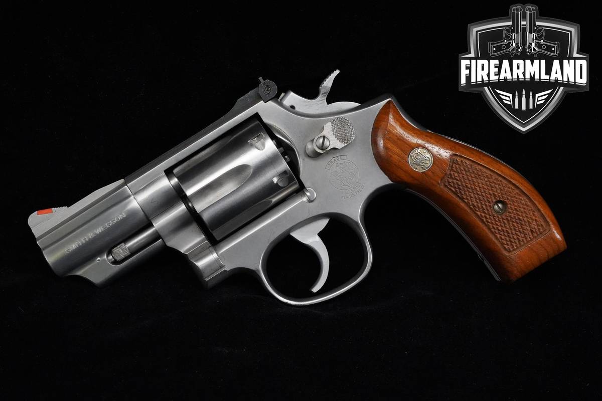 VINTAGE 1989 Smith & Wesson S&W Model 66-3 Combat 357-Magnum Stainless 2.5"