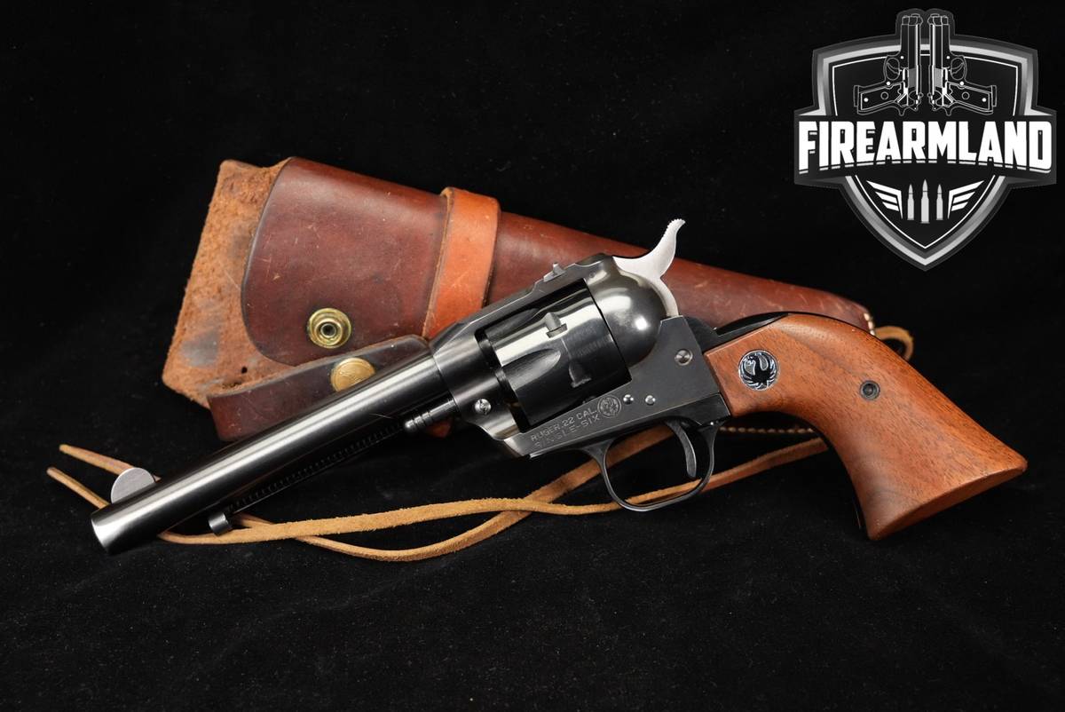 1965 Ruger Single-Six Old Model 3-Screw 22LR 5.5" Blued +HOLSTER