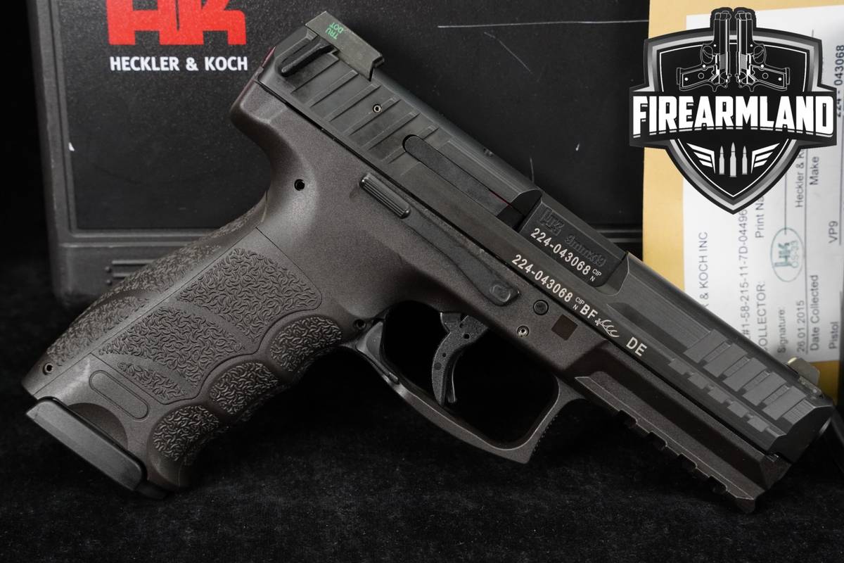 Heckler & Koch VP9 V1 9mm H&KVP9 VP-9 4.09" +2 MAGS & ORIG CASE