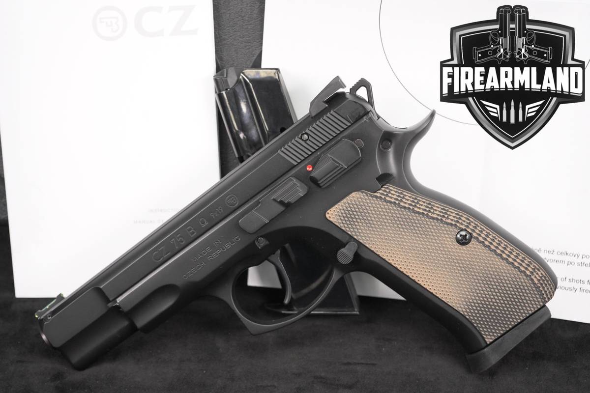 CZ 75 B OMEGA 9mm 4.6" CZ75B 75B +2 MAGS & ORIG CASE