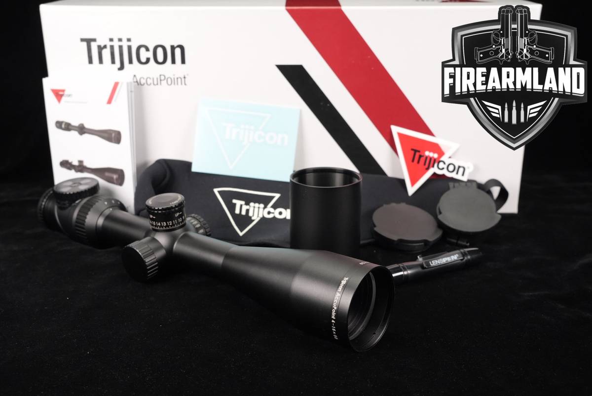 Trijicon AccuPoint 4-16x50mm SFP MOA Ranging Crosshair W/ Green Dot Reticle