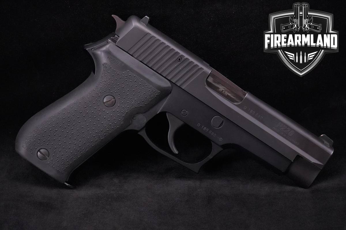 VINTAGE 1992 Sig Sauer P220 45 ACP 4.4" Sig P-220 +4 MAGS