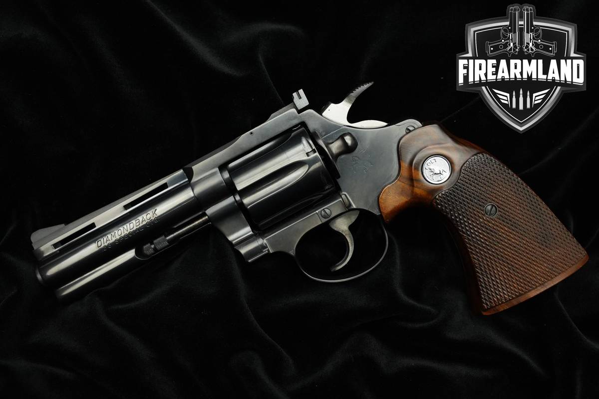 1969 Colt Diamondback 38 Special 4" Blued Diamondback Colt VENT RIB VINTAGE