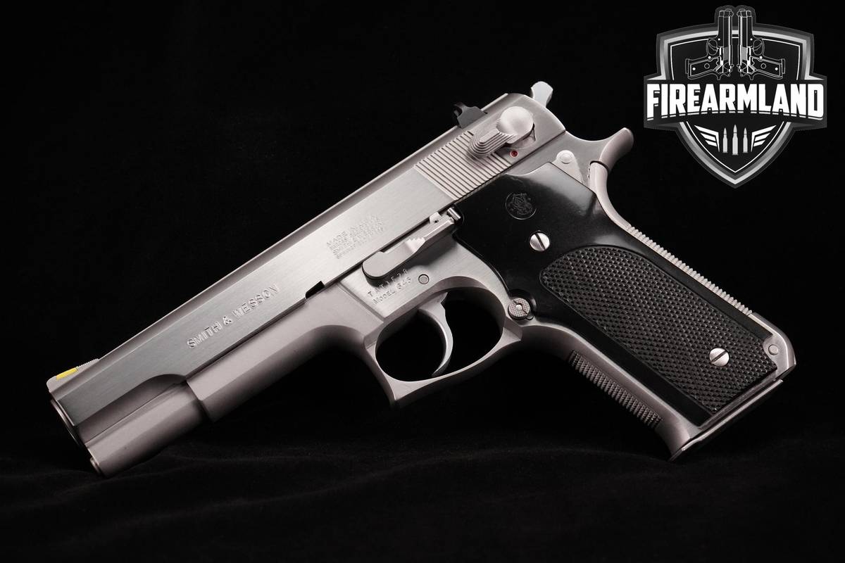 VINTAGE Smith & Wesson S&W Model 645 45 ACP 5" Stainless Steel