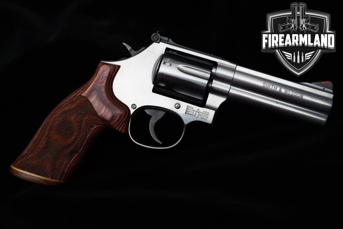 Smith & Wesson (S&W) 686-6 Plus 357 Magnum 4" Stainless Revolver 686+ DA/SA