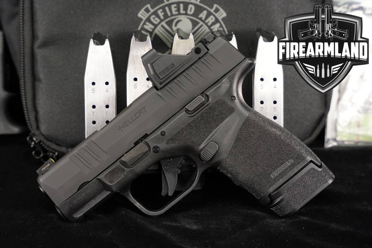 Springfield Armory Hellcat OSP 9mm 3" +6 MAGS, ORIG CASE, VIRIDIAN OPTICS