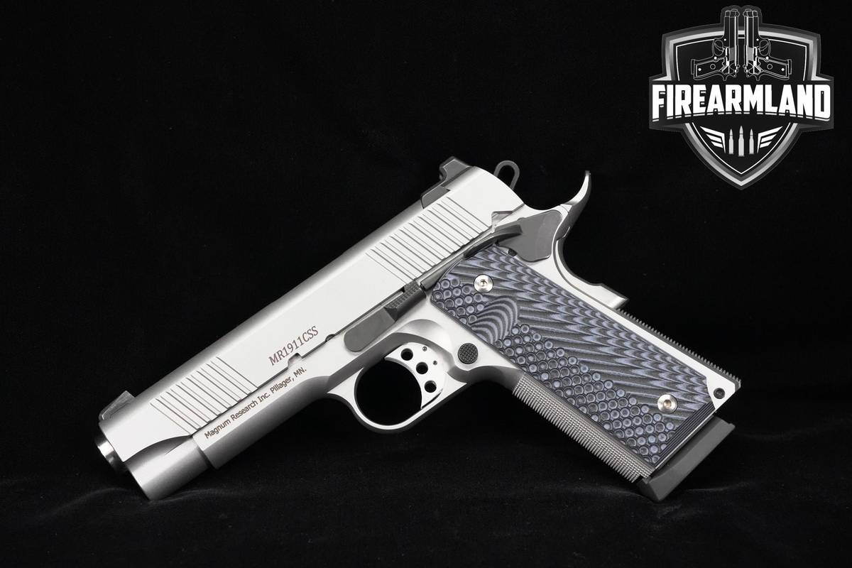 Magnum Research Desert Eagle 1911 C Stainless 45 ACP 4.33" BUL Armory
