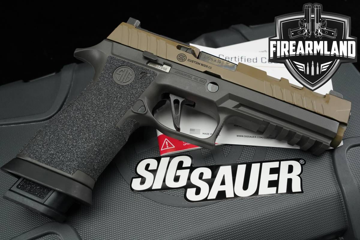Sig Sauer P320 Custom Works DH3 9mm Optics-Ready P 320 +ORIG CASE