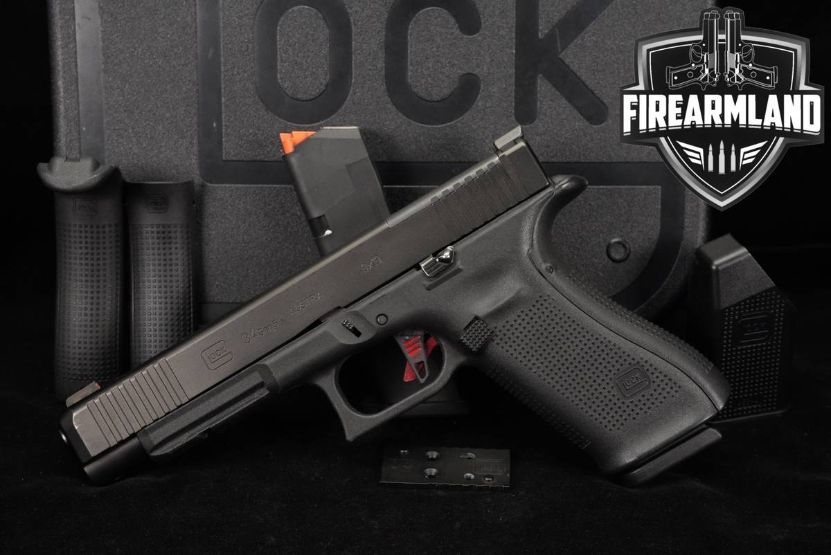 Glock 34 Gen5 MOS G34 Gen 5 9mm 5.31" +2 MAGS & ORIG CASE