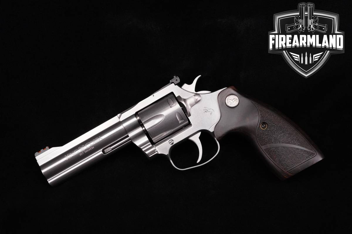 SNAKE GUN Colt King Cobra 357-Magnum 4" Stainless KC +ORIG CASE