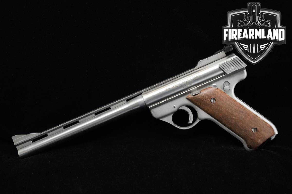 RARE 1984 AMT Baby Auto-Mag 22LR 8.5" Matte Stainless AMT-Baby Auto-Mag