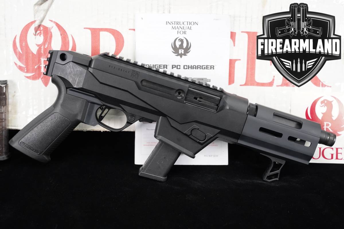 Ruger PC Charger Takedown Defense Pistol 6.5" 9mm +2 MAGS & ORIG BOX
