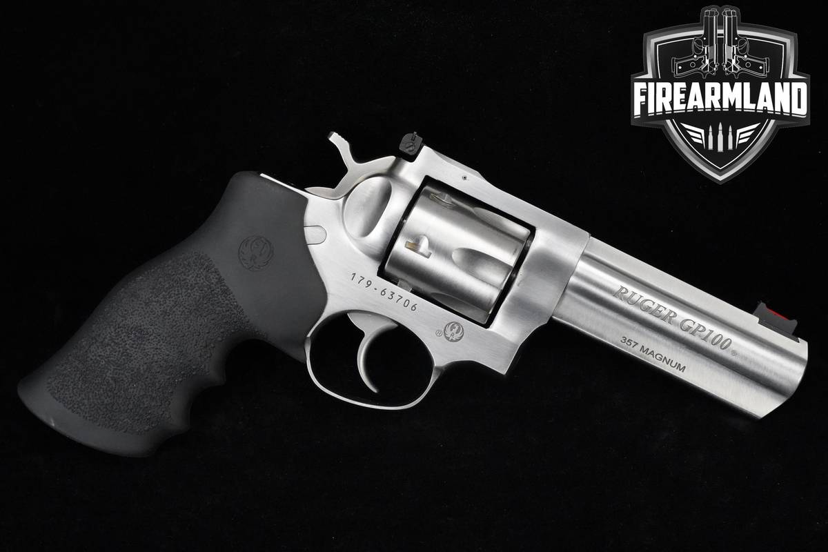 Ruger GP100 357 Magnum Stainless Steel Ruger GP100 GP-100 +ORIG BOX