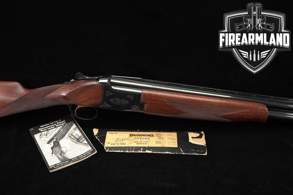 1978 Browning Citori Hunter Grade 1 I 12-Gauge 26" Blued & Walnut