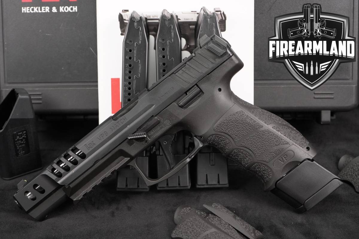 Heckler & Koch VP9 Match OR 9mm H&K VP 9 +4 MAGS & ORIG CASE