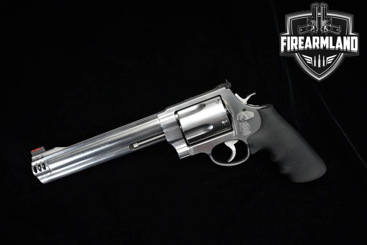 Smith & Wesson (S&W) M500 8.38 Stainless Steel S&W M-500 ORIG BOX & HOLSTER