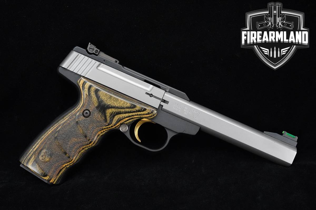 Browning Buck Mark Plus Stainless UDX 22LR 5.5" Buckmark +ORIG CASE
