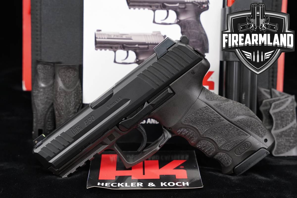 Heckler & Koch H&K P30 V3 9mm 3.86" DA/SA +2 MAGS & ORIG CASE
