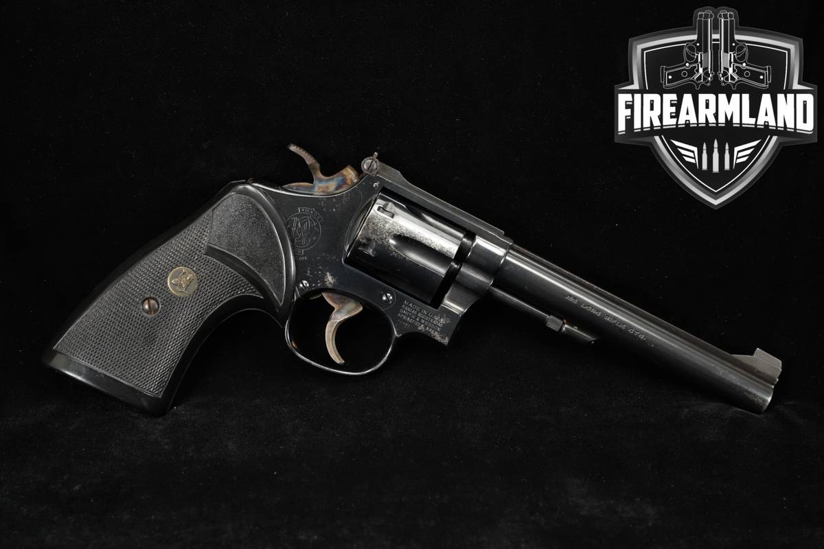 Pre-Lock Smith & Wesson Model 17-4 K-22 Masterpiece S&W 22LR 6" Blued DA/SA