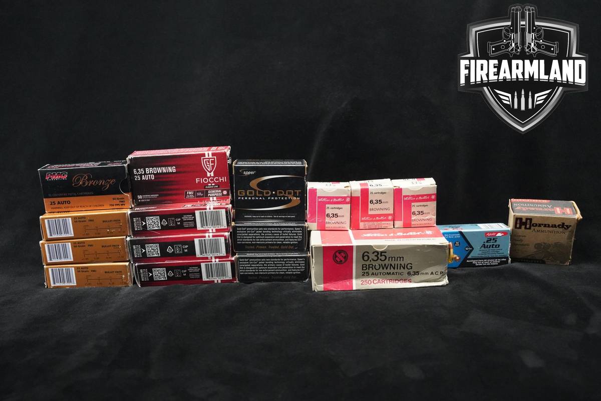 .25 Auto Ammunition 25-Auto Ammo 25-ACP 860 ROUNDS
