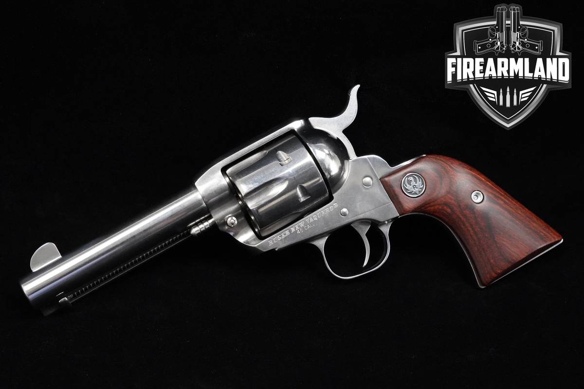 Ruger New Vaquero 45 ACP 4.6" Stainless Steel Ruger New-Vaquero