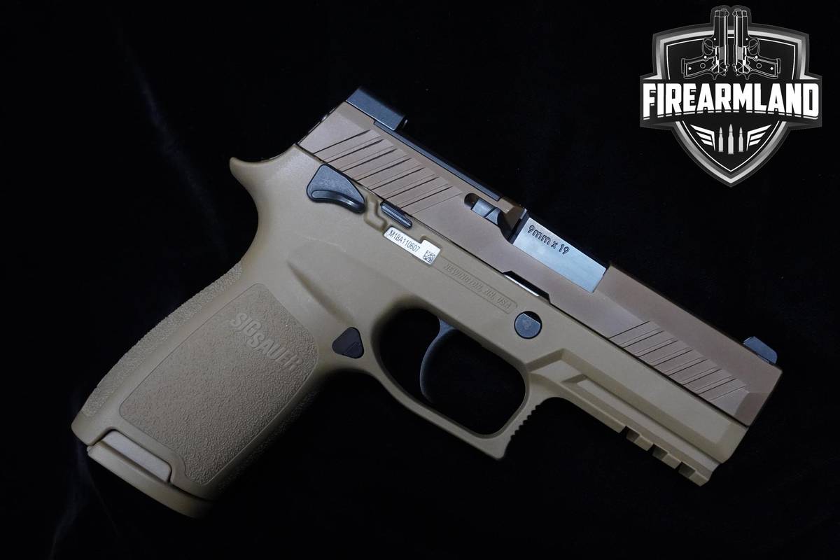 Sig Sauer P320 M18 9mm Coyote nPVD Sig-Sauer P320 P-320 +4 MAGS & ORIG CASE