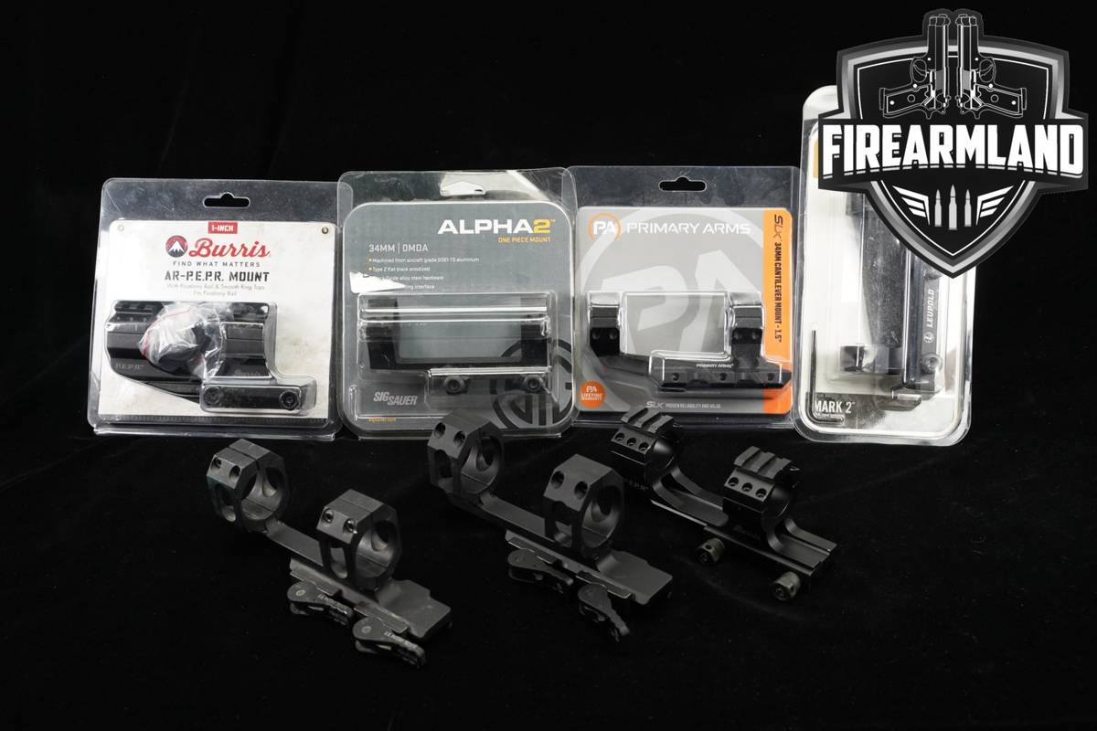 SEVEN One-Piece Scope Mount Lot 7 Pack Mounts BURRIS Primary Arms Leupold