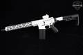 ABC Rifle Co. Mod. ABC-15 Custom Top-Cut 5.56mm NATO White Cerakote in Very Good Condition Image 2