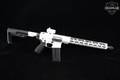 ABC Rifle Co. Mod. ABC-15 Custom Top-Cut 5.56mm NATO White Cerakote in Very Good Condition Image 3