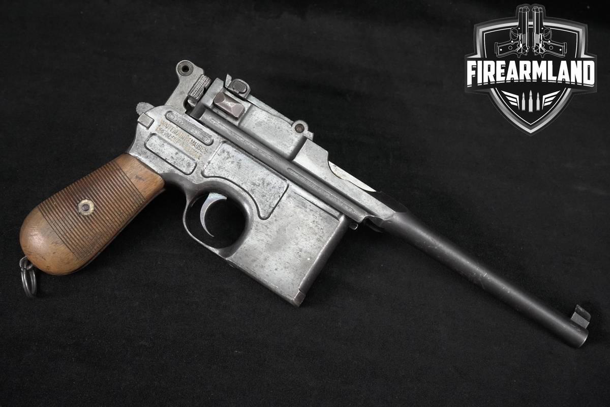1898 Mauser C96 Early Commercial 7.63mm 5.5" Rust Blue
