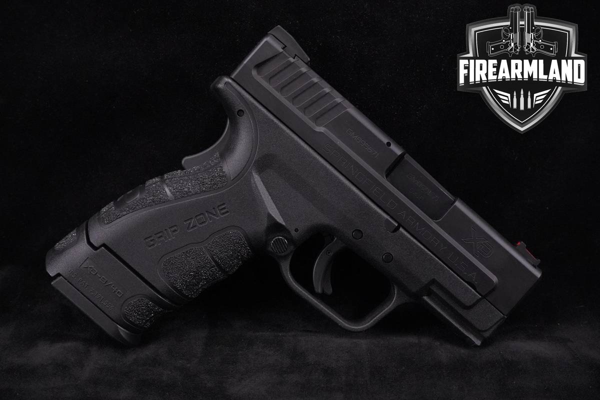 Springfield Armory XD-9 Sub-Compact Mod.2 9mm 3" XD-9 XD9 2MAGS & ORIG CASE