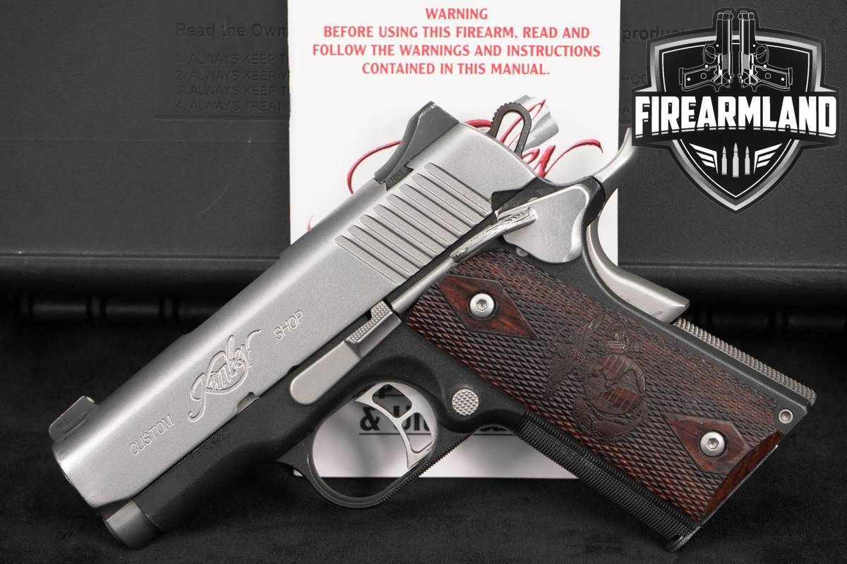 Kimber Ultra CDP II Custom Shop 45 ACP 1911 3 Two-Tone Silver & Black