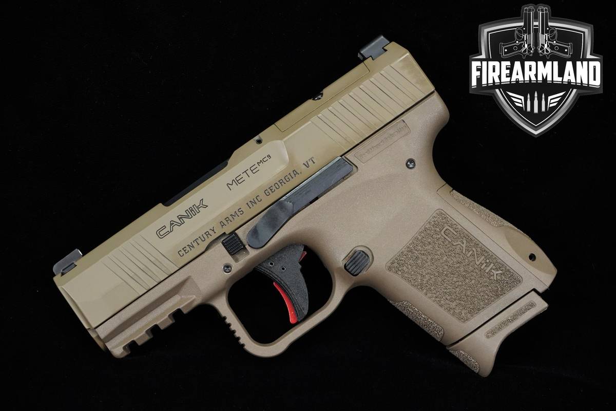 Canik METE MC9 9mm 3.18" FDE Conceal Pistol +2 MAGS, ORIG CASE & HOLSTER