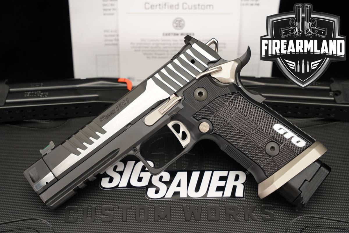 Sig Sauer P211 GTO Equinox, Custom Works 9mm 1911 P 211 2011 COMP +3 MAGS