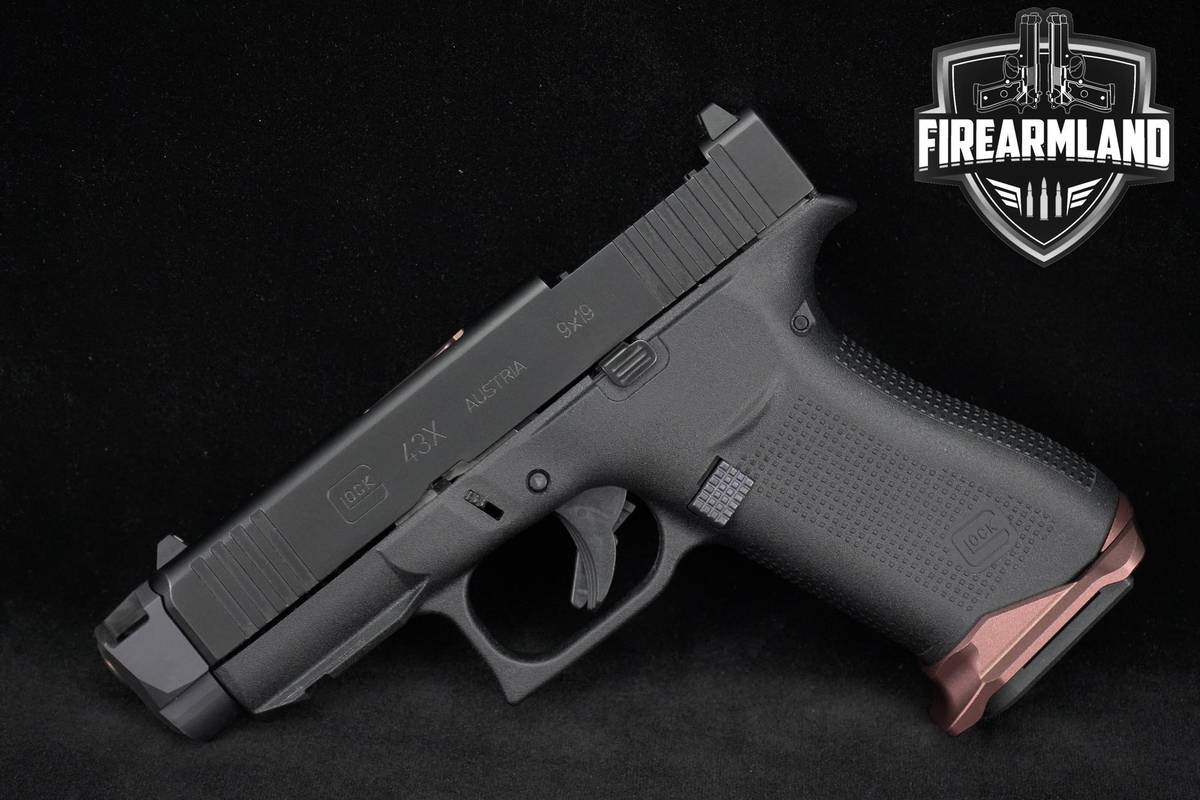 Glock 43X G43X MOS 9mm 3.41" 43 +3 MAGS & ORIG CASE