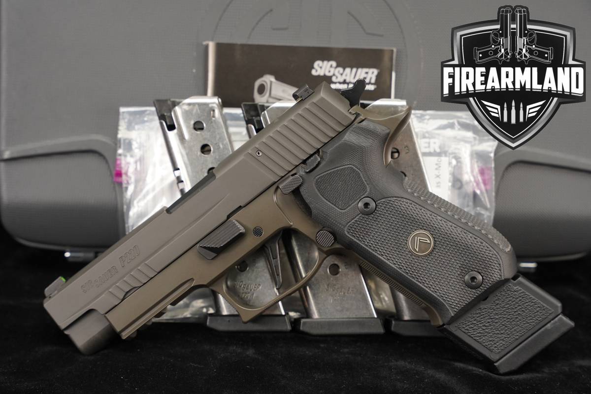 Sig Sauer P220 Legion 45 ACP P 220 ARMORY CRAFT TRIGGER +4 MAGS & ORIG CASE