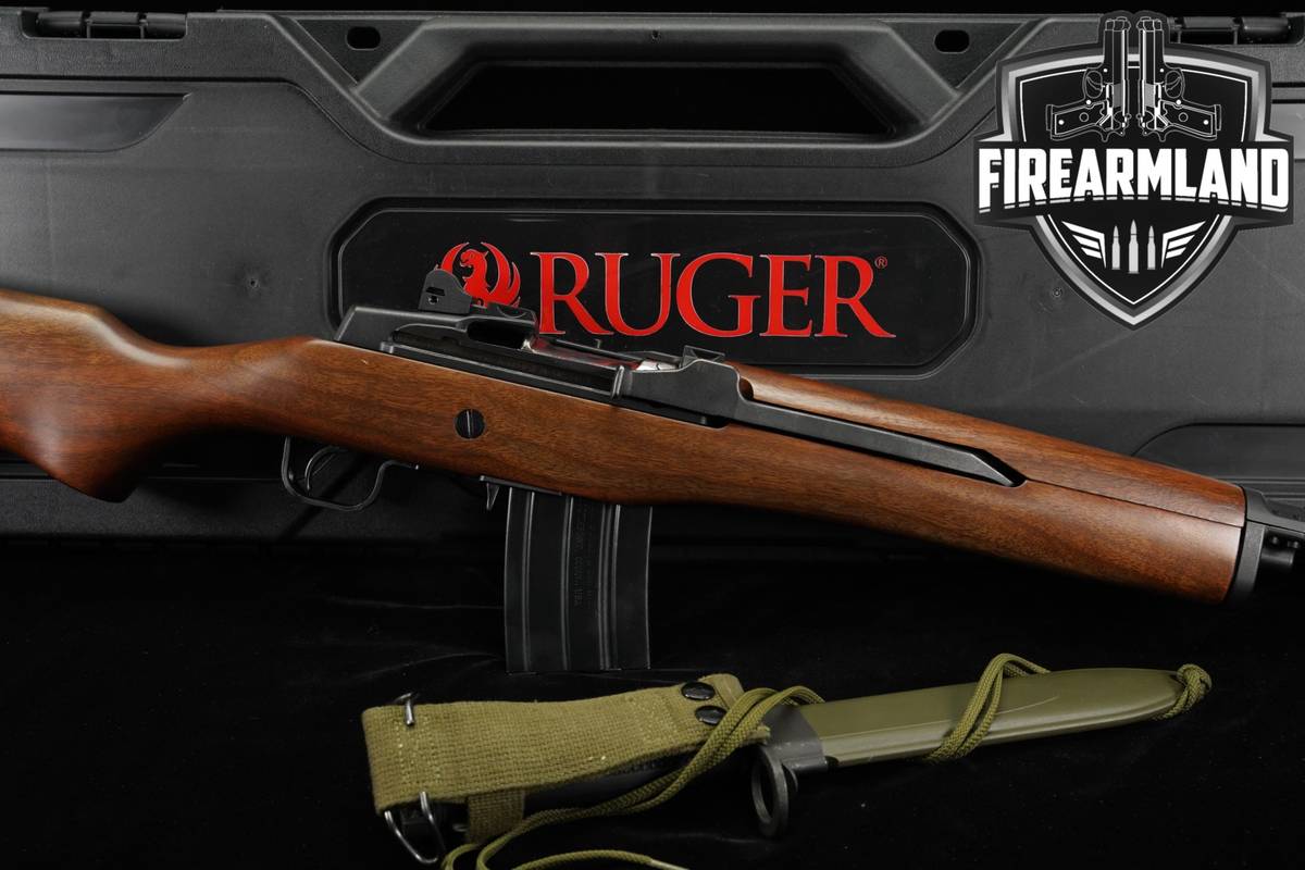Ruger Mini-14 50th Anniversary 5.56 NATO 18.5 Mini14 +ORIG CASE, BAYONET