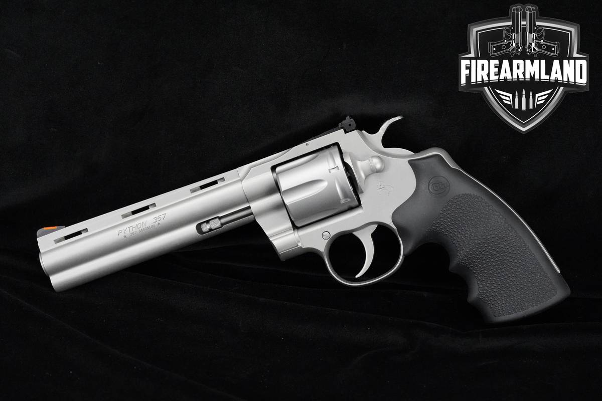 Colt Python Matte 357 Magnum Matte Stainless Colt DA/SA