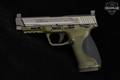 Smith & Wesson (S&W) M&P 10MM M2.0 C.O.R.E.; No Thumb Safety 10mm Two-Tone Tungsten Gray in Very Good Condition Image 5