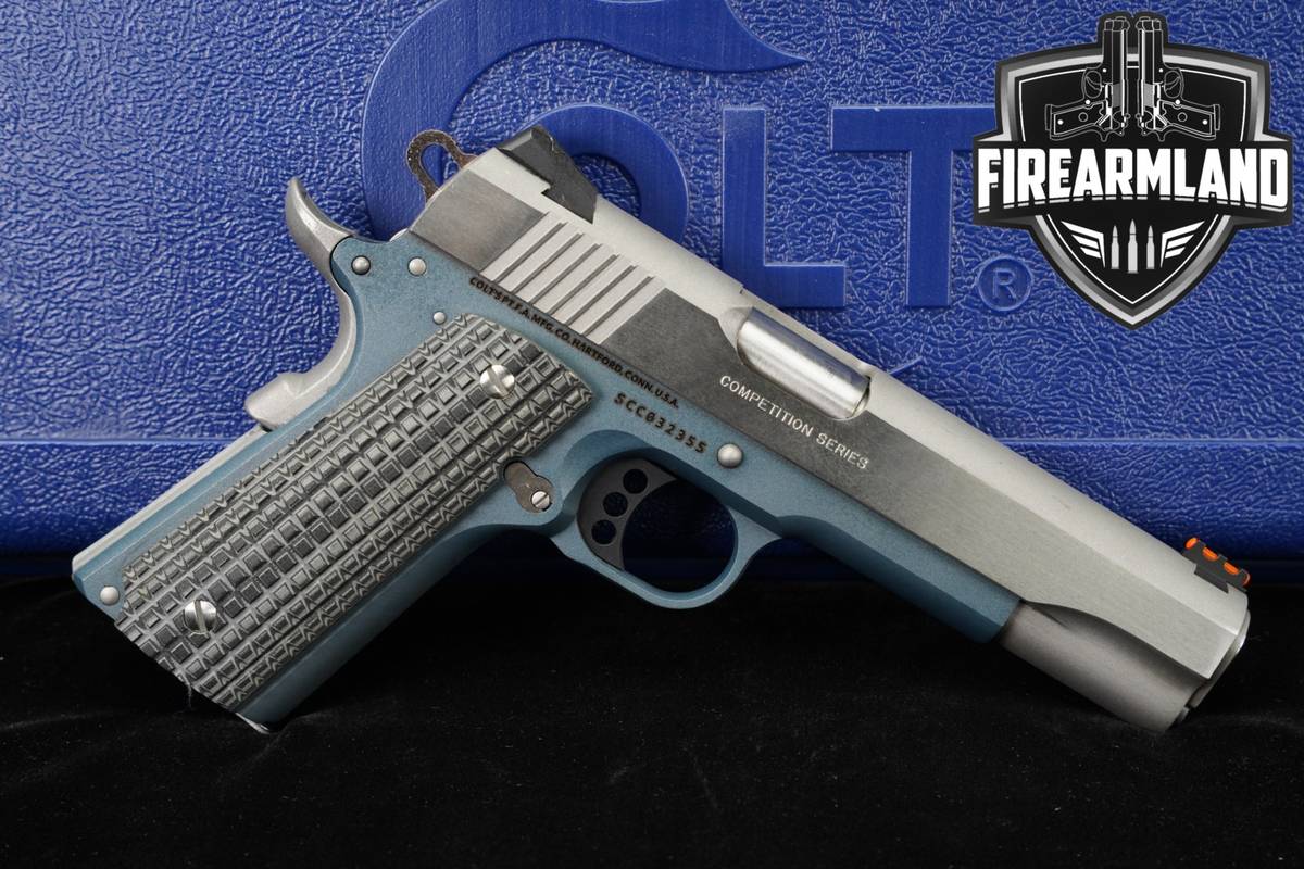 DESIRED Colt Government Model Competition Series 70 45 ACP 1911 +ORIG CASE