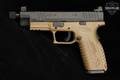 Springfield Armory XD-M 4.5 Suppressor Ready; Threaded Barrel; Lipsey's Exclusive 9mm Luger Two-Tone FDE in Excellent Condition Image 3