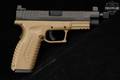 Springfield Armory XD-M 4.5 Suppressor Ready; Threaded Barrel; Lipsey's Exclusive 9mm Luger Two-Tone FDE in Excellent Condition Image 4