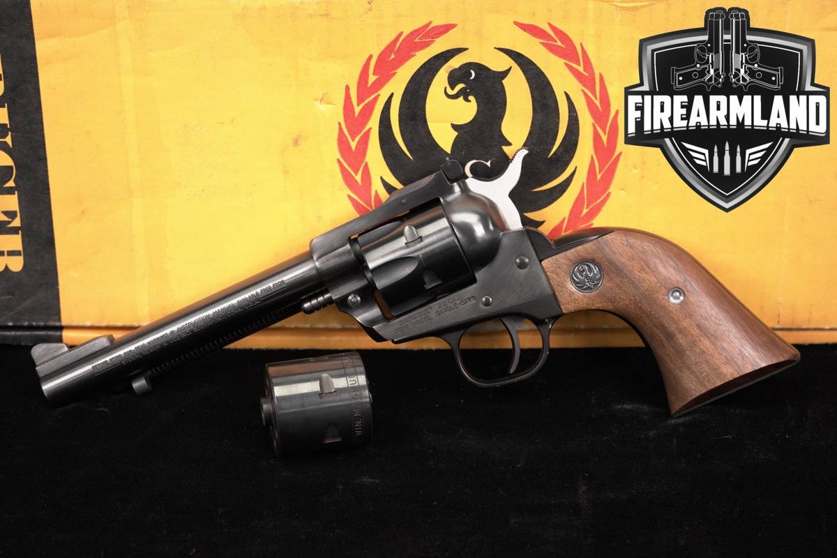 TWO CYLINDER 1982 Ruger New Model Single-Six Convertible 22 LR & WMR