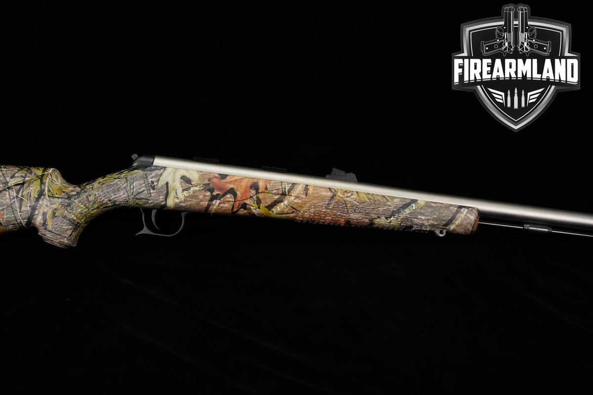 CVA Kodiak Magnum 45 BPM 28" Silver & Camo Muzzleloader Black Powder Rifle