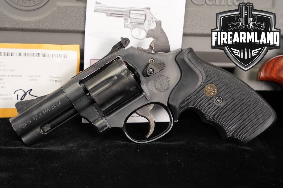 Smith & Wesson Model 586 PC L-Com, Dash 357-Mag S&W 3" M586 +ORIG CASE