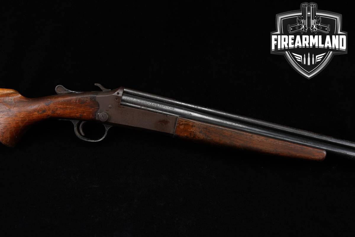 WWII ERA Stevens Model 22-410 22LR/410 24" Blued & Wood