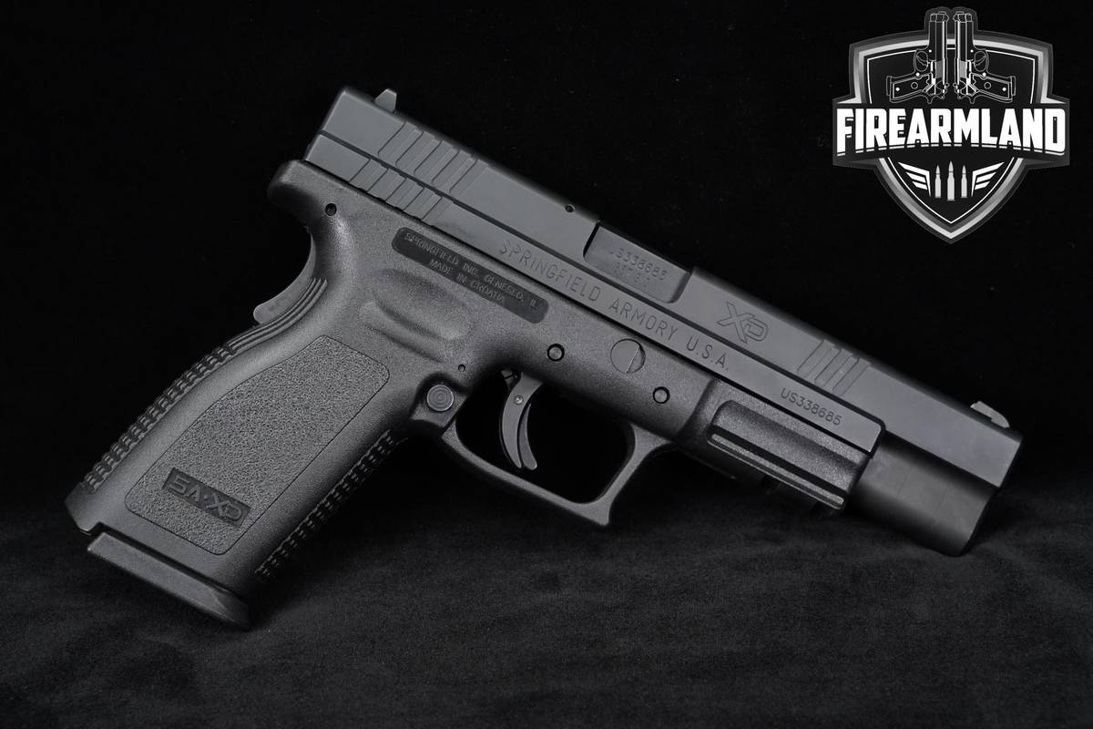 Springfield Armory XD Tactical 357 SIG 5" +4 MAGS, ORIG CASE & HOLSTER